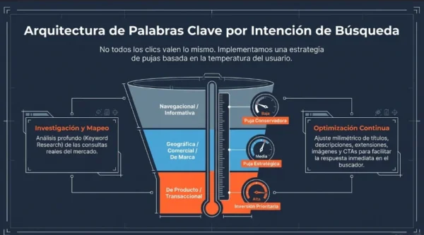 Arquitectura de palabras clave por intención de búsqueda Arquitectura de palabras clave por intención de búsqueda